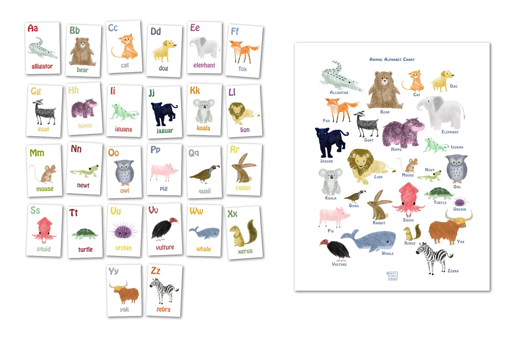 animal alphabet all